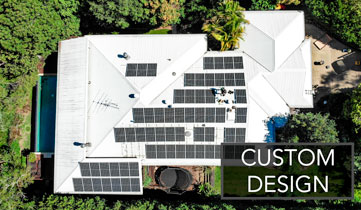 Sunshine Coast Solar panels on roof